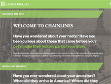 Tablet Screenshot of chainlines.com